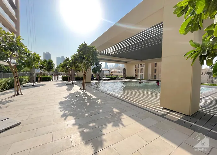 Luxury Burj Royale Apt Balcony Burj Khalifa View